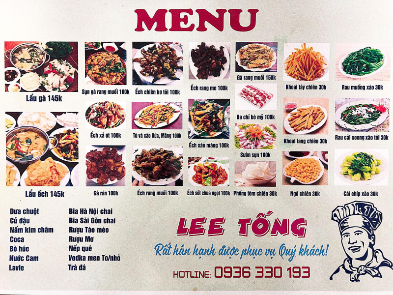 Lẩu ếch Lee Tống