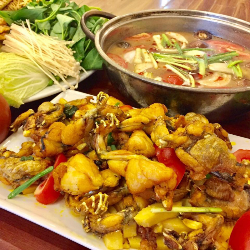 Lẩu ếch Thắng Béo