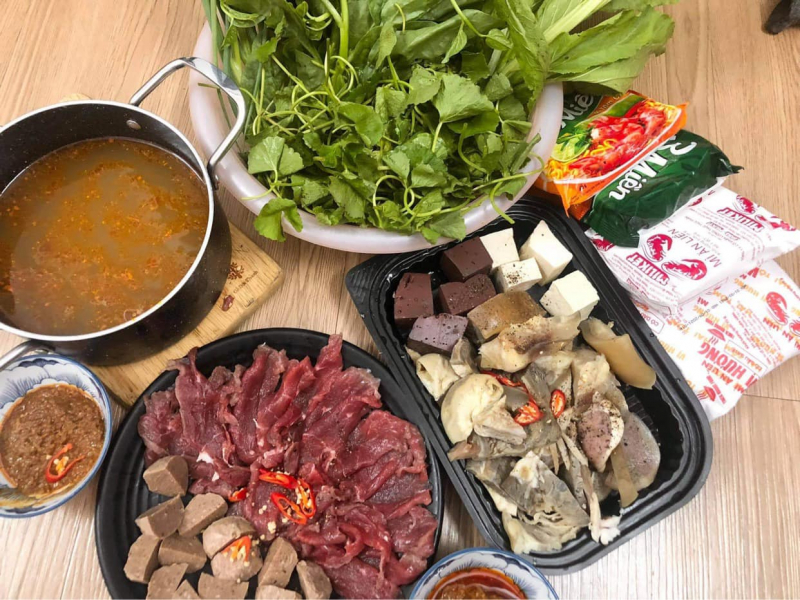 Lẩu bò Tây Nguyên A KY