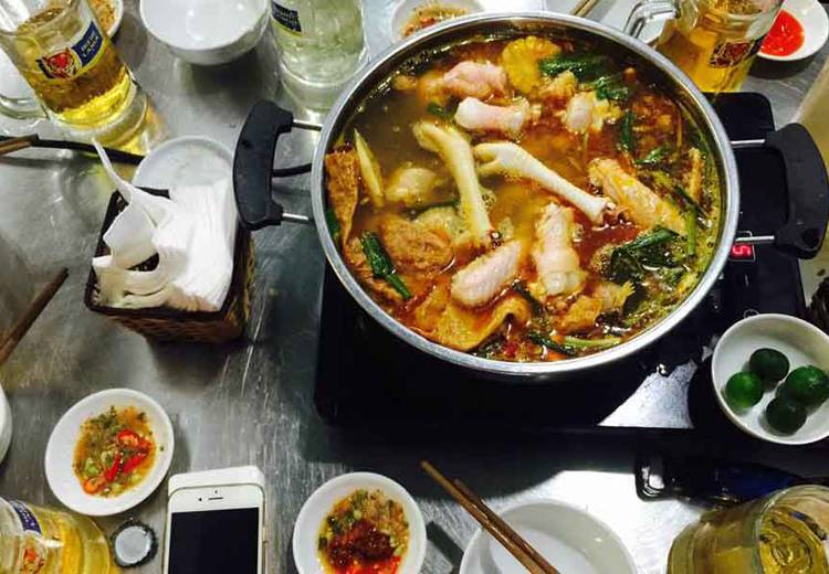 Nồi lẩu thơm lừng