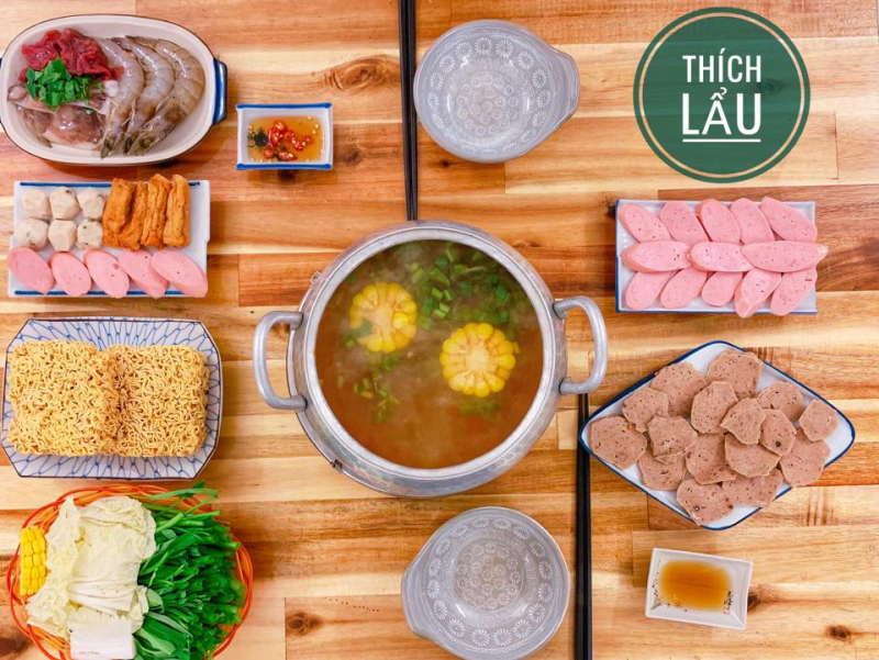 Set lẩu bò tại Thích Lẩu