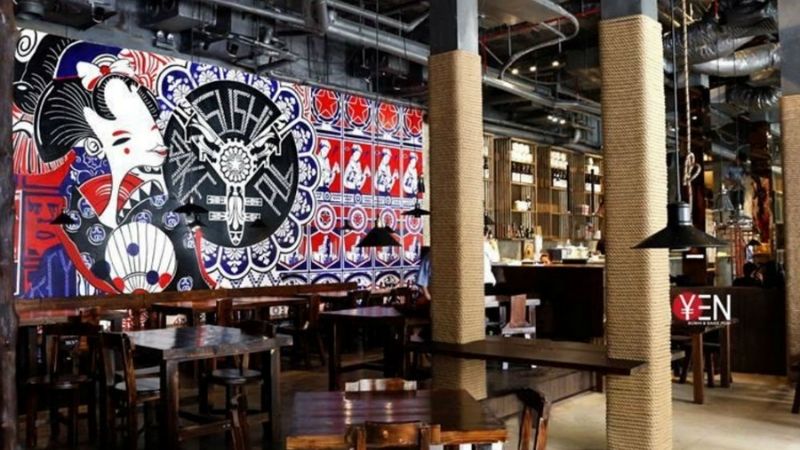 Không gian nhà hàng Yen Sushi & Sake Pub