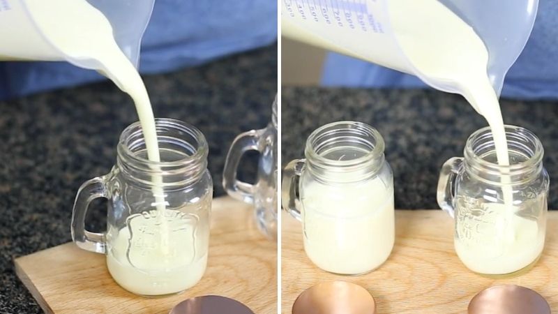 Hoàn thành Panna Cotta phô mai