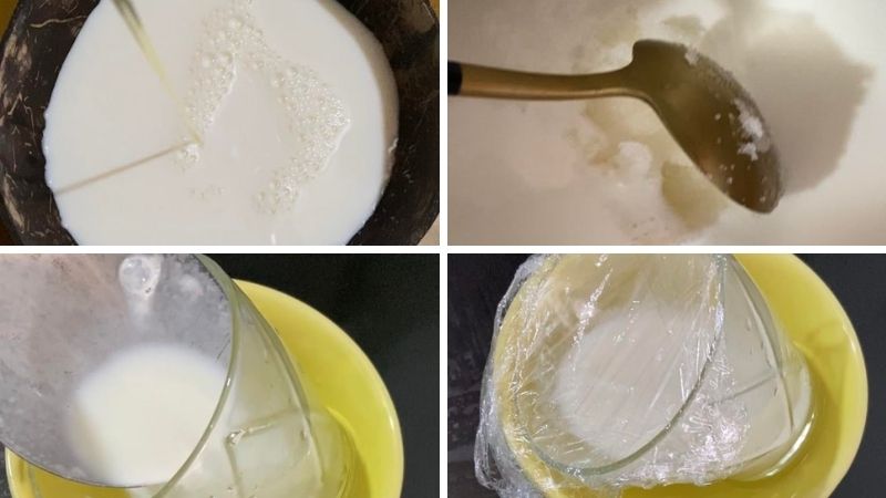 Làm pudding sữa