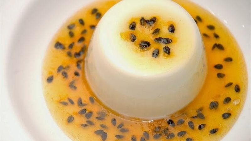 Cách làm Panna Cotta chanh dây