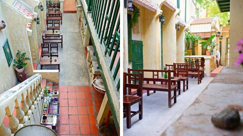 Không gian bên trong của Ngách 160