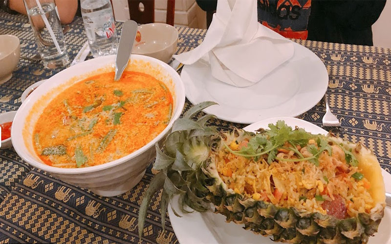 Đồ ăn của nhà hàng Con Voi Vàng