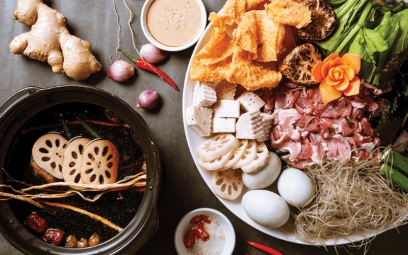 Nguyên liệu nấu lẩu dê
